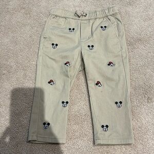 Janie and Jack Mickey khaki pants